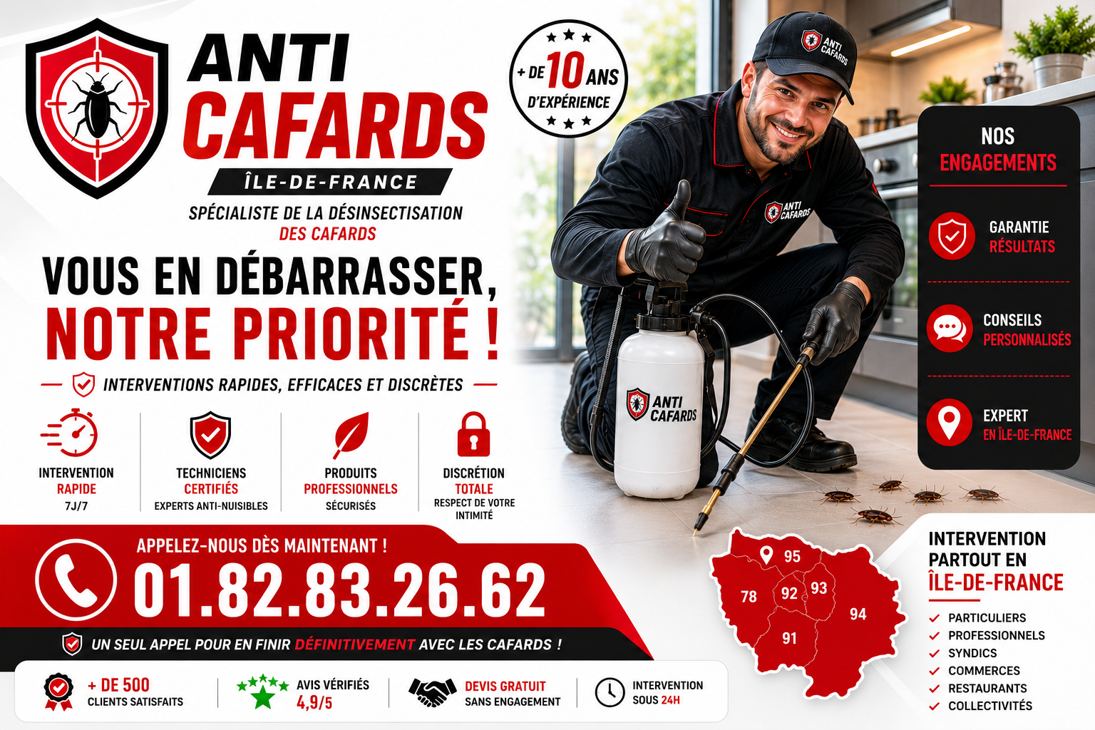 Cafards Clamart